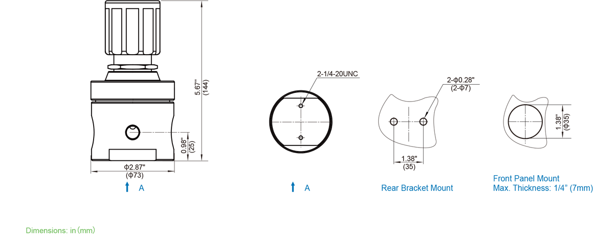 GENTEC R75 Series Back Pressure Regulator